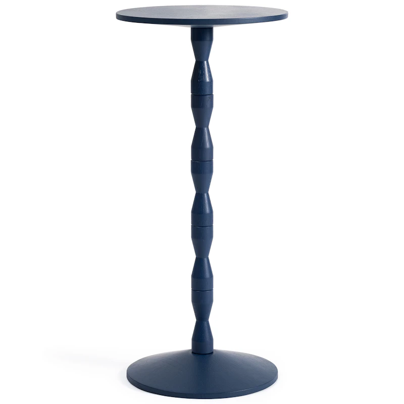 Pedestal Sidobord Ek, Blå