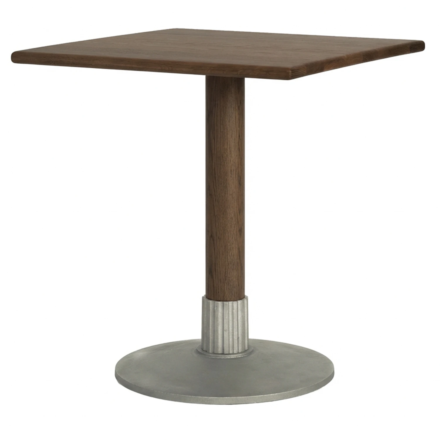 Design House Stockholm Tock Bord 70x70 Cm Dark Oak - Matbord & Barbord Sandgjuten Aluminium M&ouml;rk Ek - 3551-7800