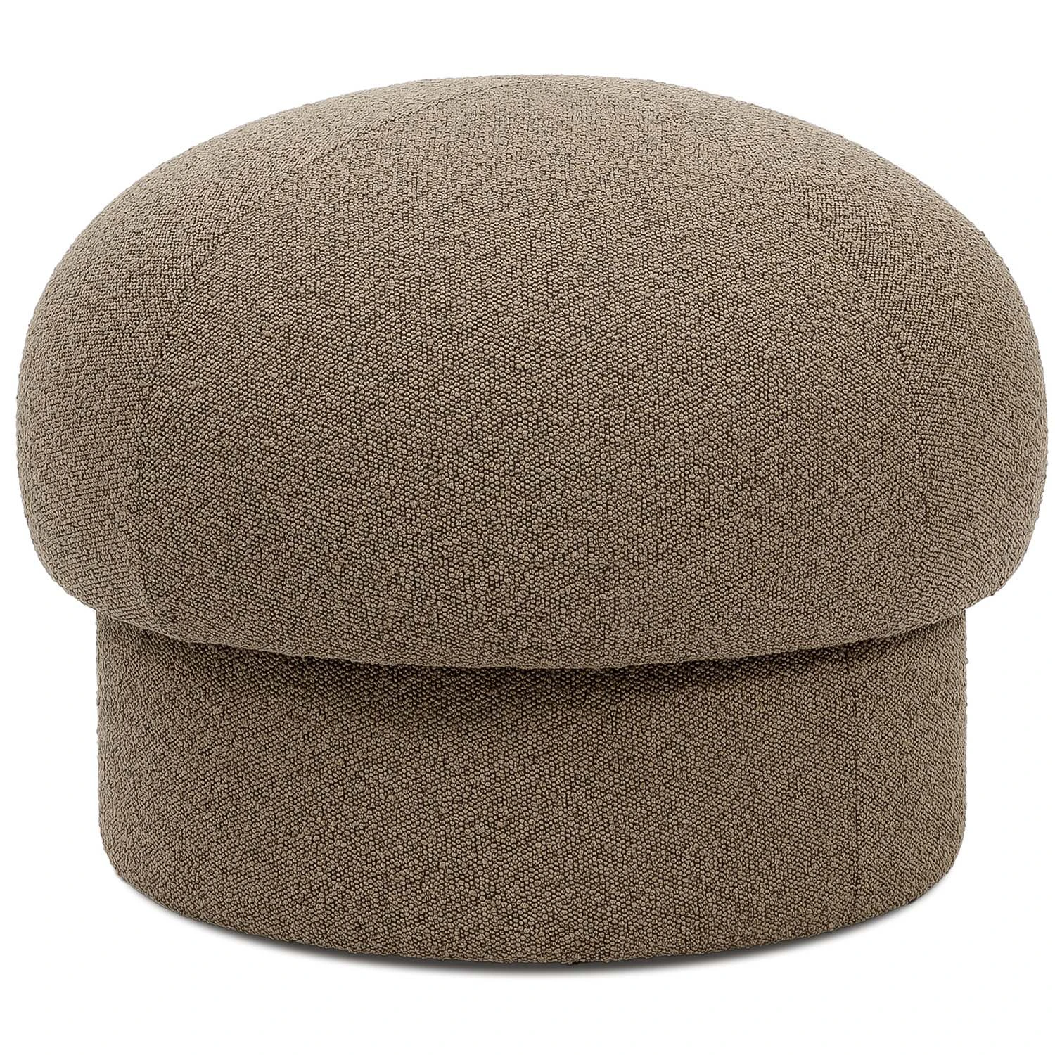 Design House Stockholm Uno Sittpuff Brun &Oslash;65 Cm - Sitts&auml;ckar & Sittpuffar Boucl&eacute; Brun - 2832-0600