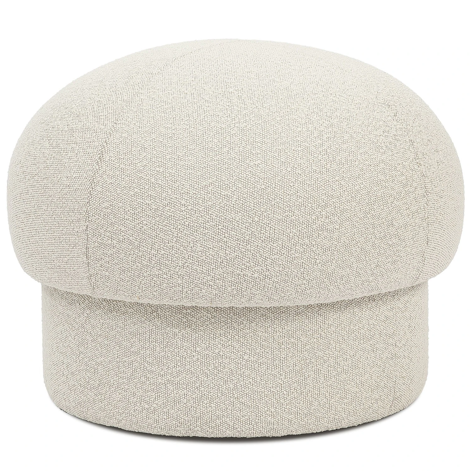 Design House Stockholm Uno Sittpuff Cream &Oslash;65 Cm - Sitts&auml;ckar & Sittpuffar Boucl&eacute; Cream - 2832-0900