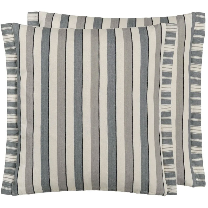 Burlington Stripe Charcoal Kudde 43x43 cm