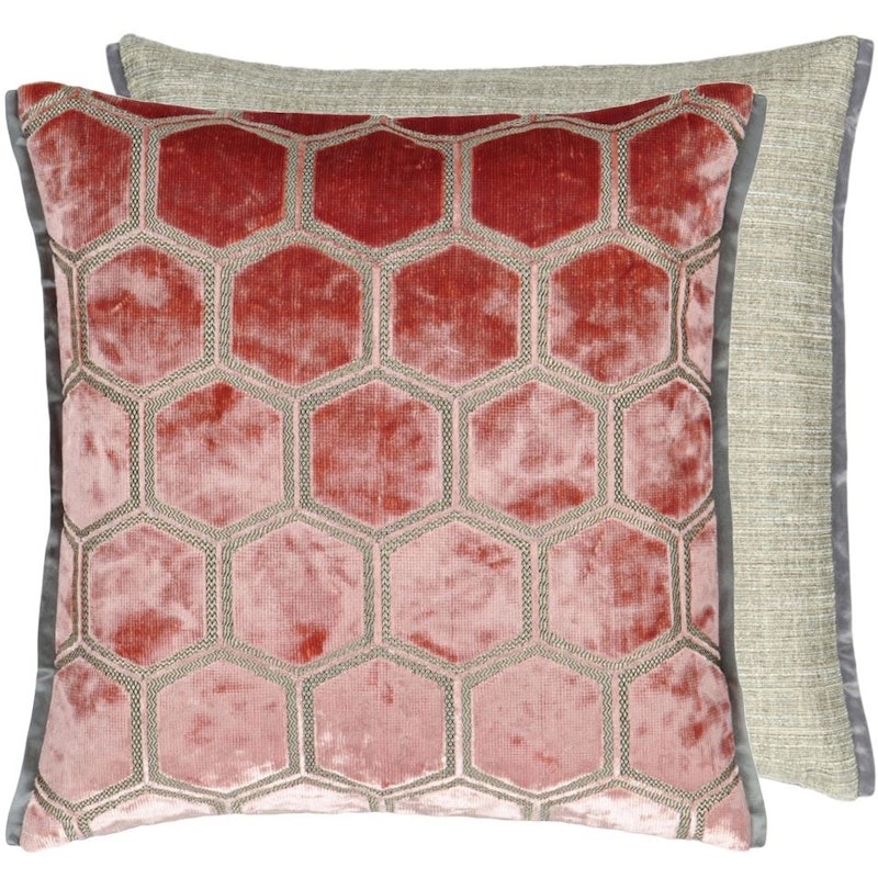 Manipur Kudde 43x43 cm, Coral