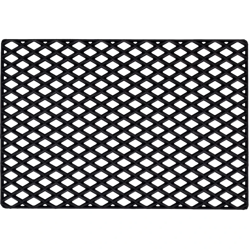 Black Grid Dörrmatta, 60x90 cm