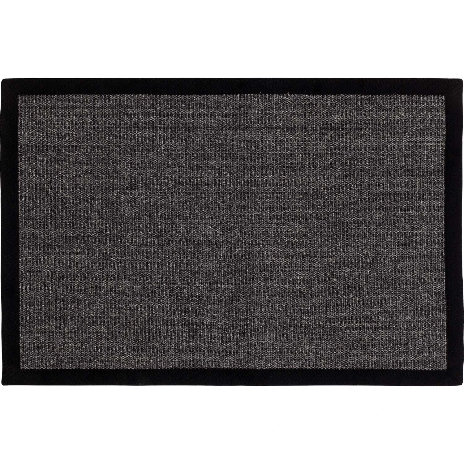 Dixie Jenny D&ouml;rrmatta Svart 60x90 Cm - D&ouml;rrmattor Sisal Svart - 37960