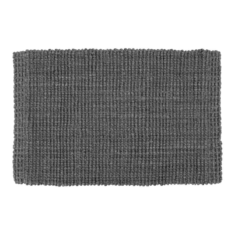 Jute Dörrmatta 60x90 cm, Lead Grey