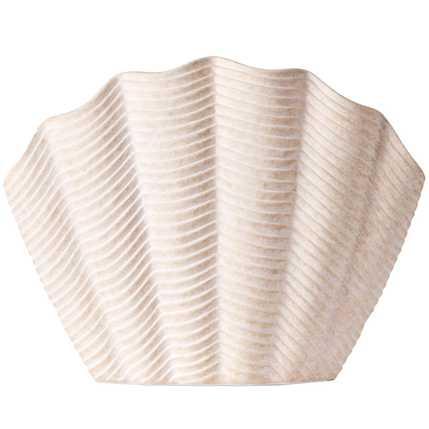 Dusty Deco Concha Vas Stor 26 Cm Vit - Vaser Keramik Vit - DD40000043