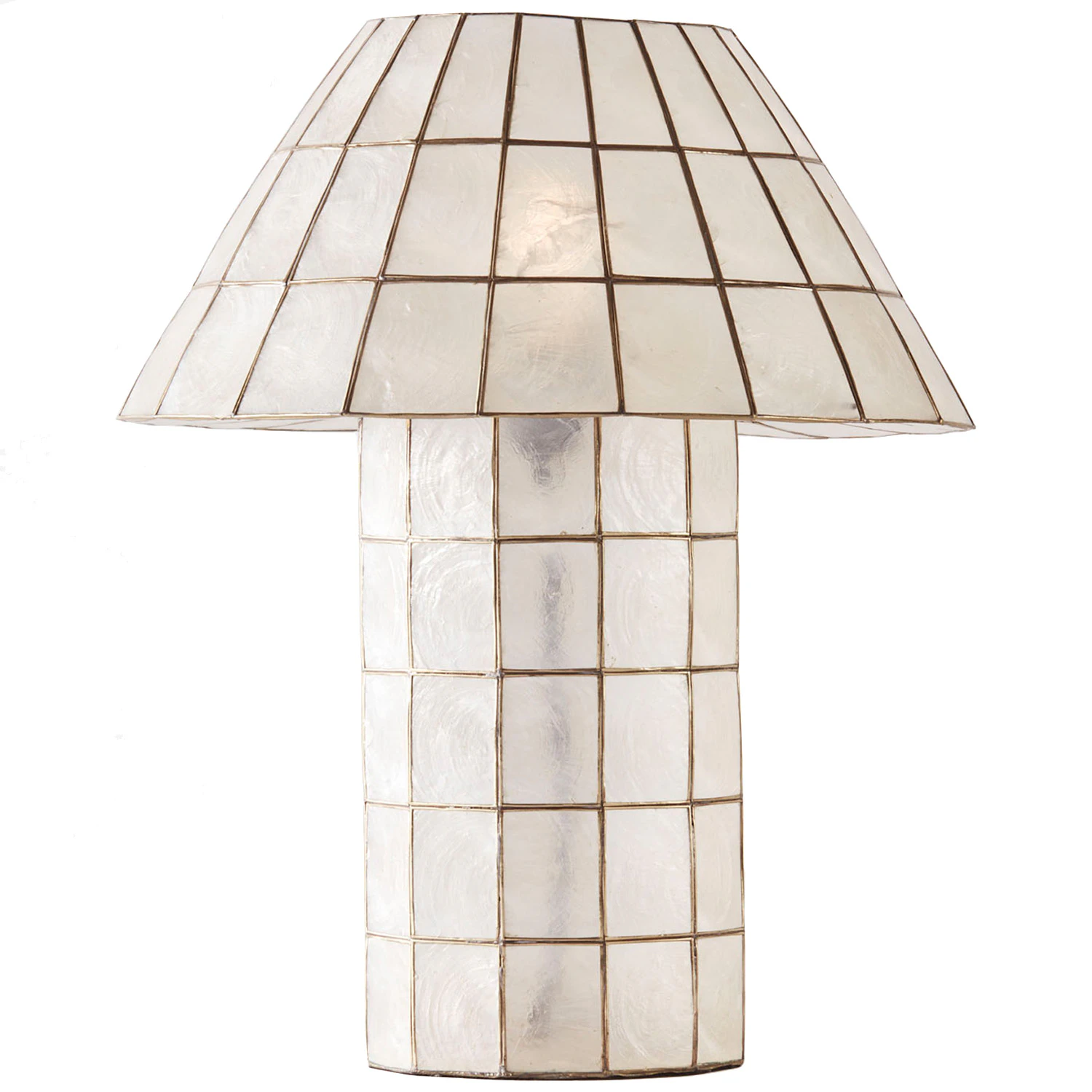 Dusty Deco Cornelia Bordslampa Off-white - Bordslampor Capiz Snäckskal Off-White - DD40000070