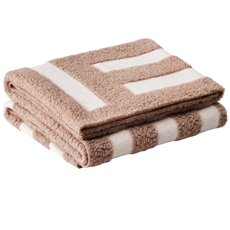 Labyrinth throw- Beige/off white 