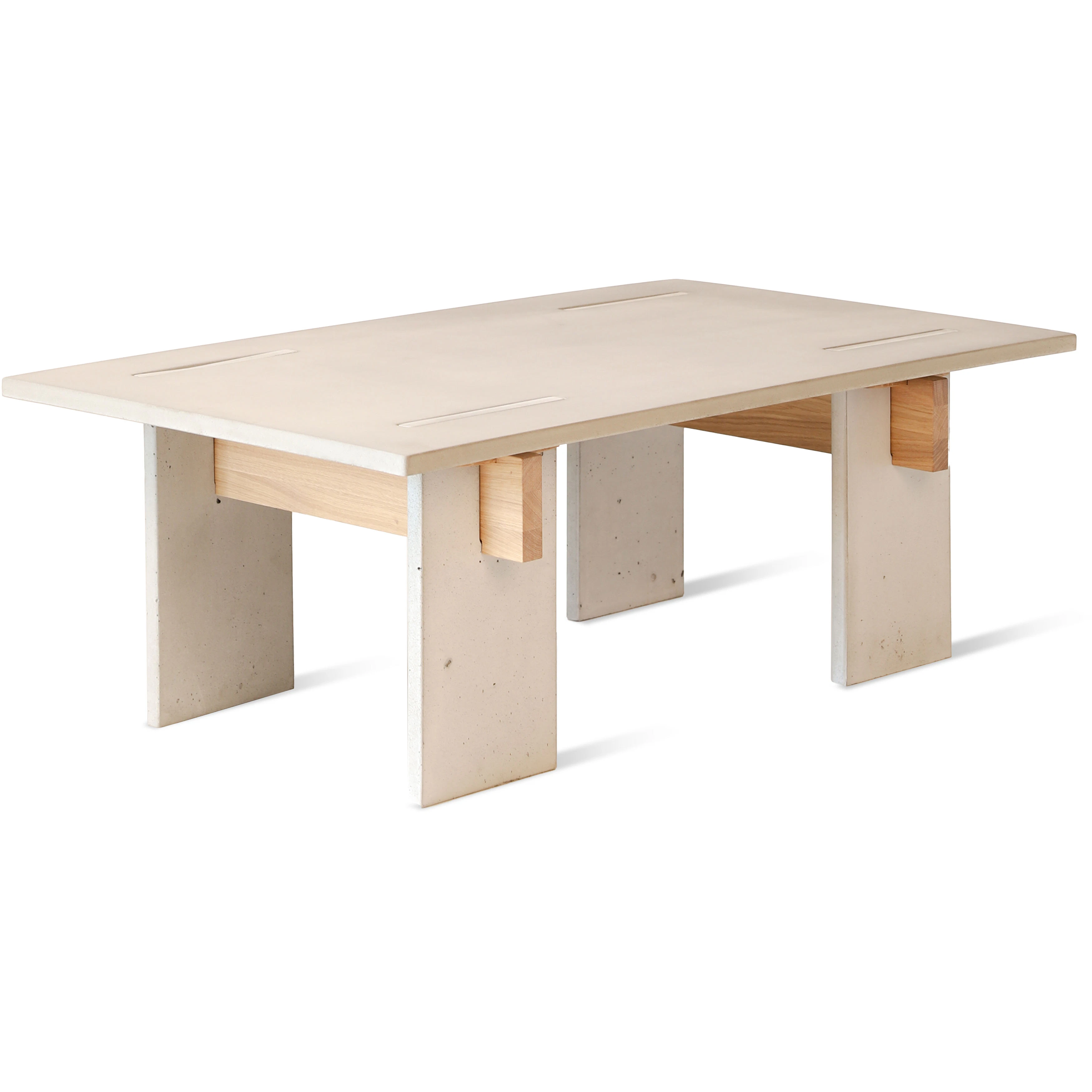 Eberhart Arnold Soffbord 65x110 Cm Ljus - Soffbord Betong Ljus betong - AOLD-101-103