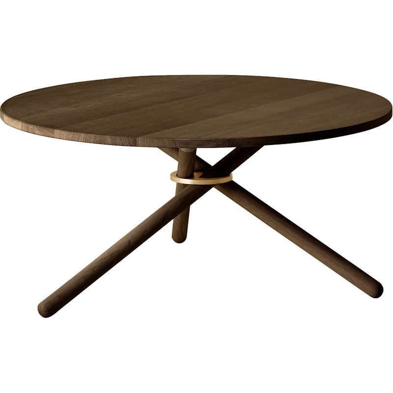Bertha Soffbord 90 cm, Mörk Ek