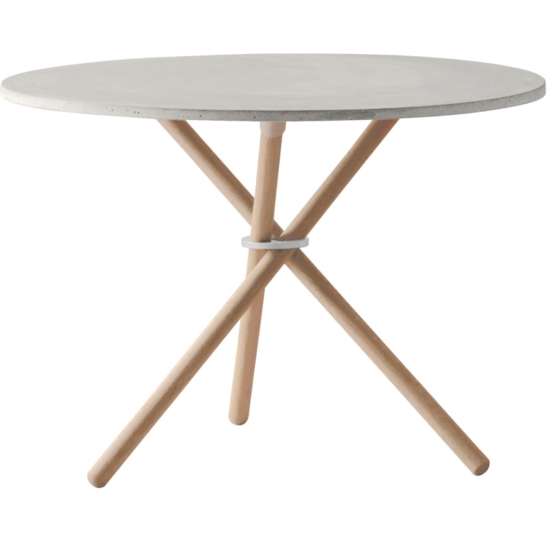 Daphne Soffbord 65 cm, Ljus Betong / Ljus Ek