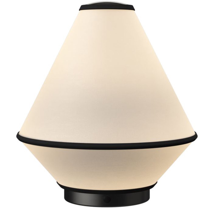 Tafta Bordslampa Portabel, Svart/Off-white
