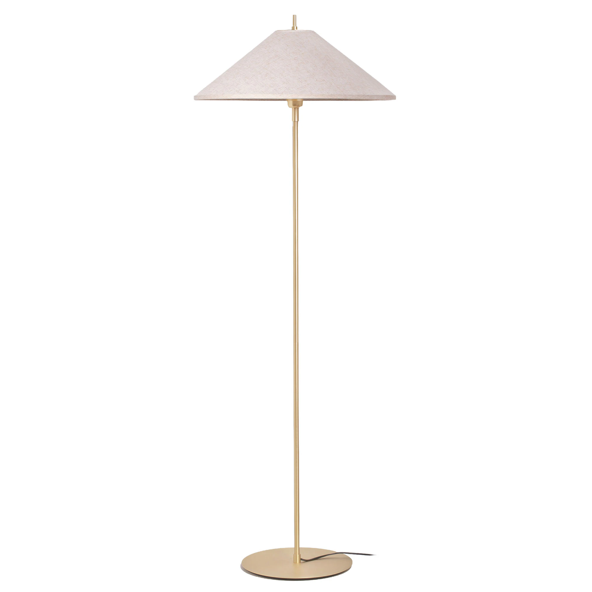 Edgeform Tafta Golvlampa &Oslash;52 Cm Natur - Golvlampor J&auml;rn Natural - ET5-01-N