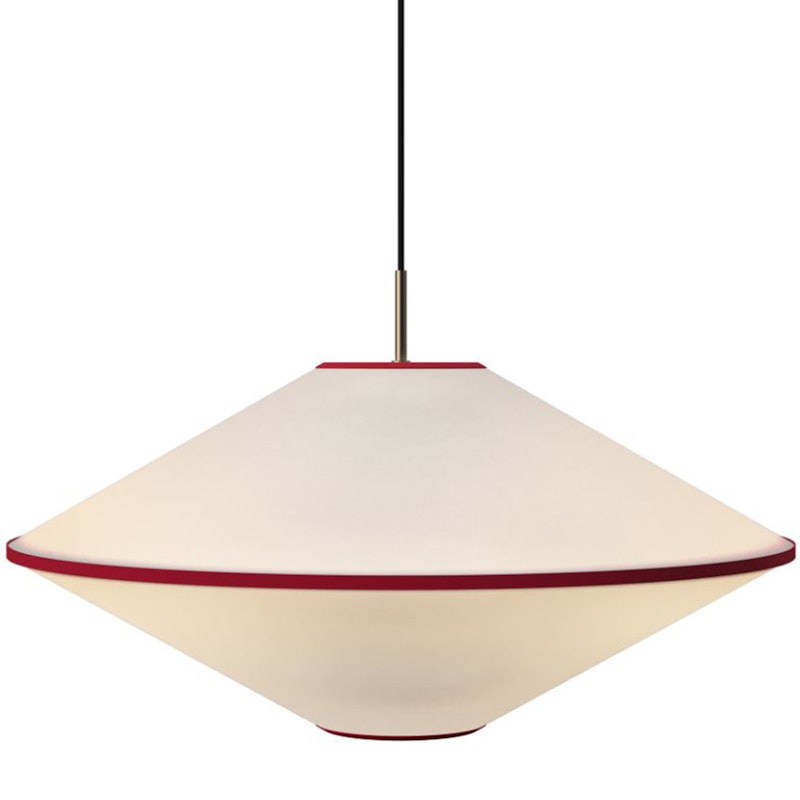 Tafta Pendel Ø65 cm Röd/Off-white