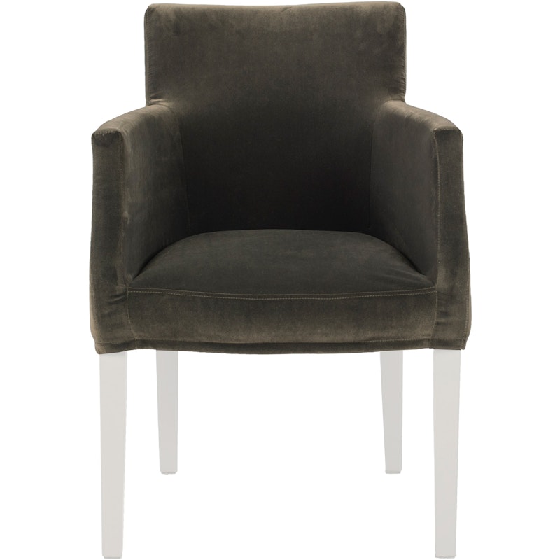 Brooklyn Stol Lös Klädsel, Vit/Omega Graphite 51