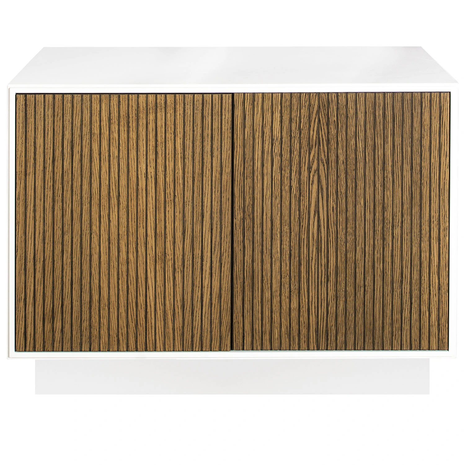 Englesson Line Burned Walnut Sk&auml;nk Med 2 D&ouml;rrar Vit - Sk&auml;nkar & sideboards Ekfan&eacute;r Vit - 6610BW-DB