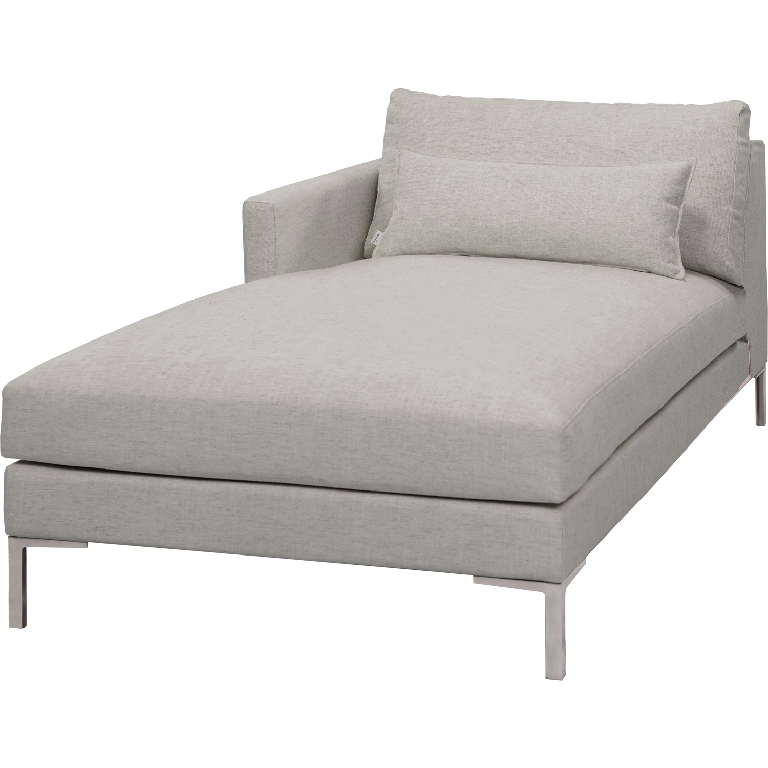 Englesson Mind Divan Pk1 Piquet Ashgrey 40 - H&ouml;rnsoffor & Divansoffor Textil Ash Grey - 5153-BEN CHROME-PI40