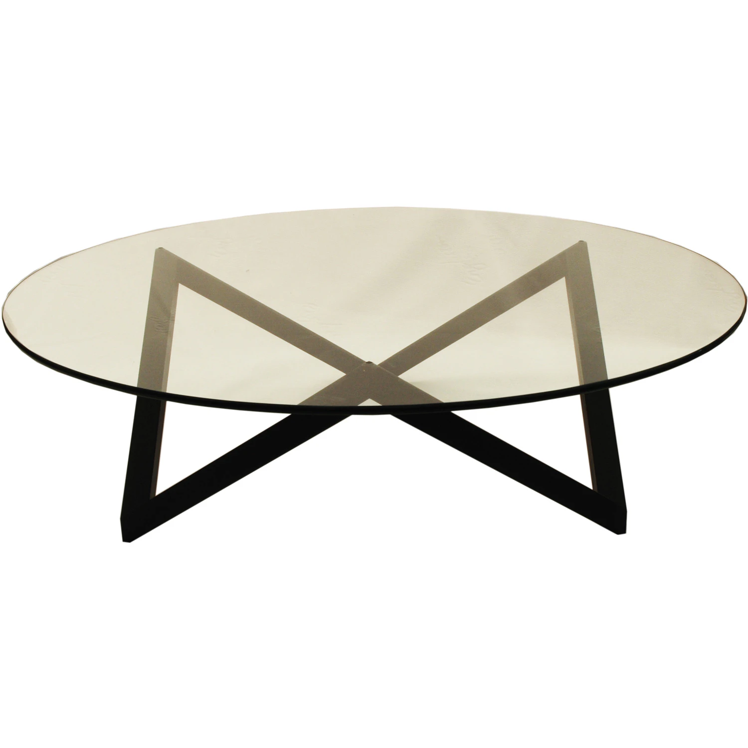 Englesson Sirius Soffbord &Oslash;120x38 Black Oak - Soffbord Ek Svart Ek - 1420DO