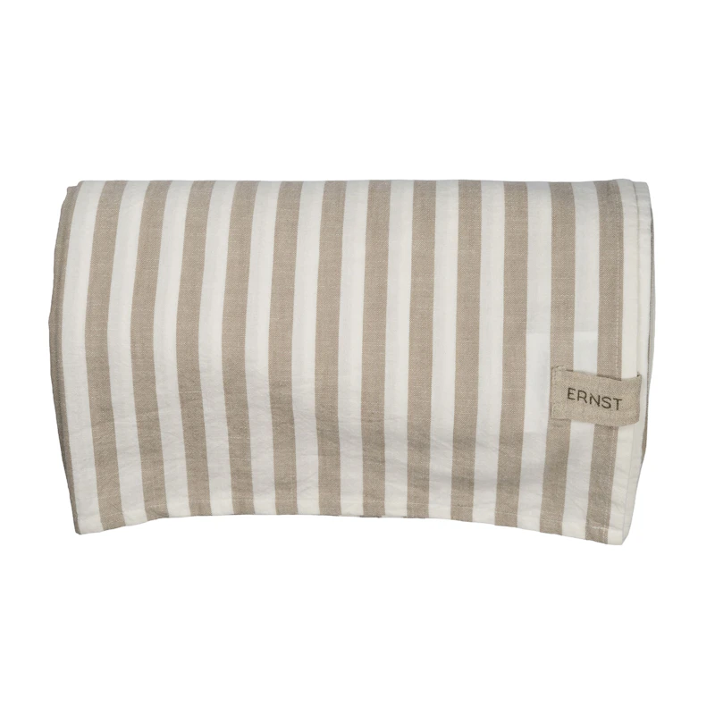 Duk 145x300 cm, Beige / Vit