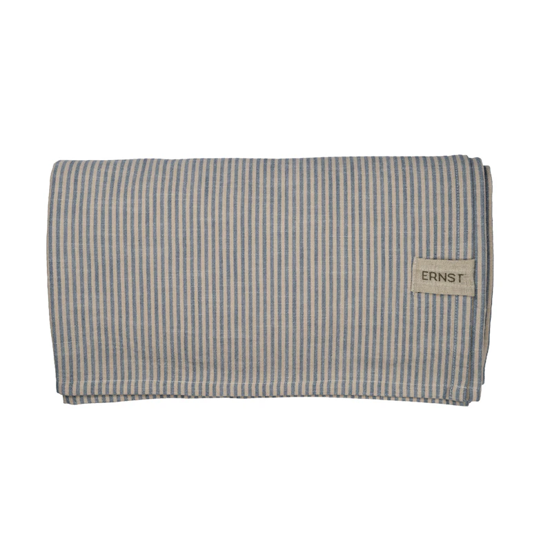 Duk 145x300 cm, Blå / Vit