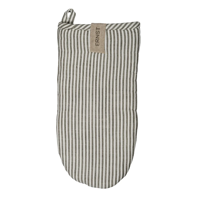 Grillhandske, Salvia / Vit