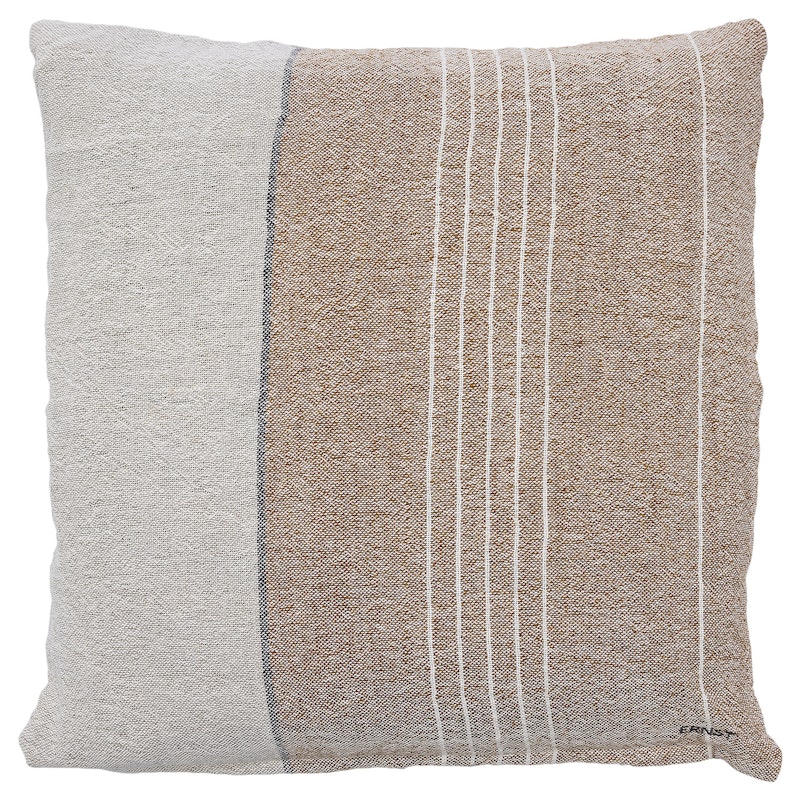 Kuddfodral 50x50 cm, Kola/Natur