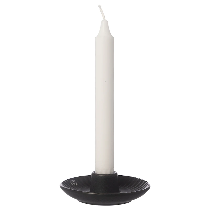 Ljusstake Ø10,5 cm, Svart