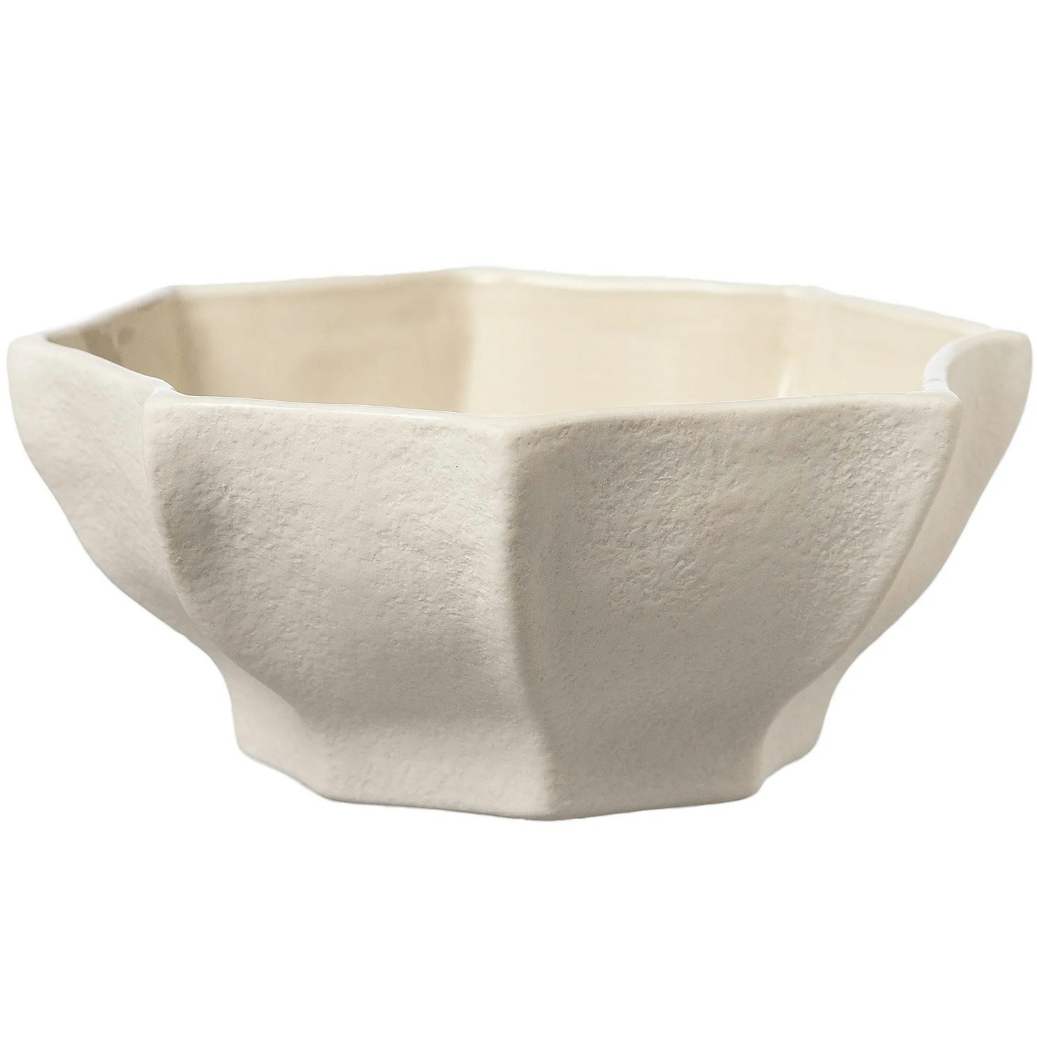 Ernst Sk&aring;l &Oslash;17 Cm - Serveringssk&aring;lar Stengods Off-White - 246026