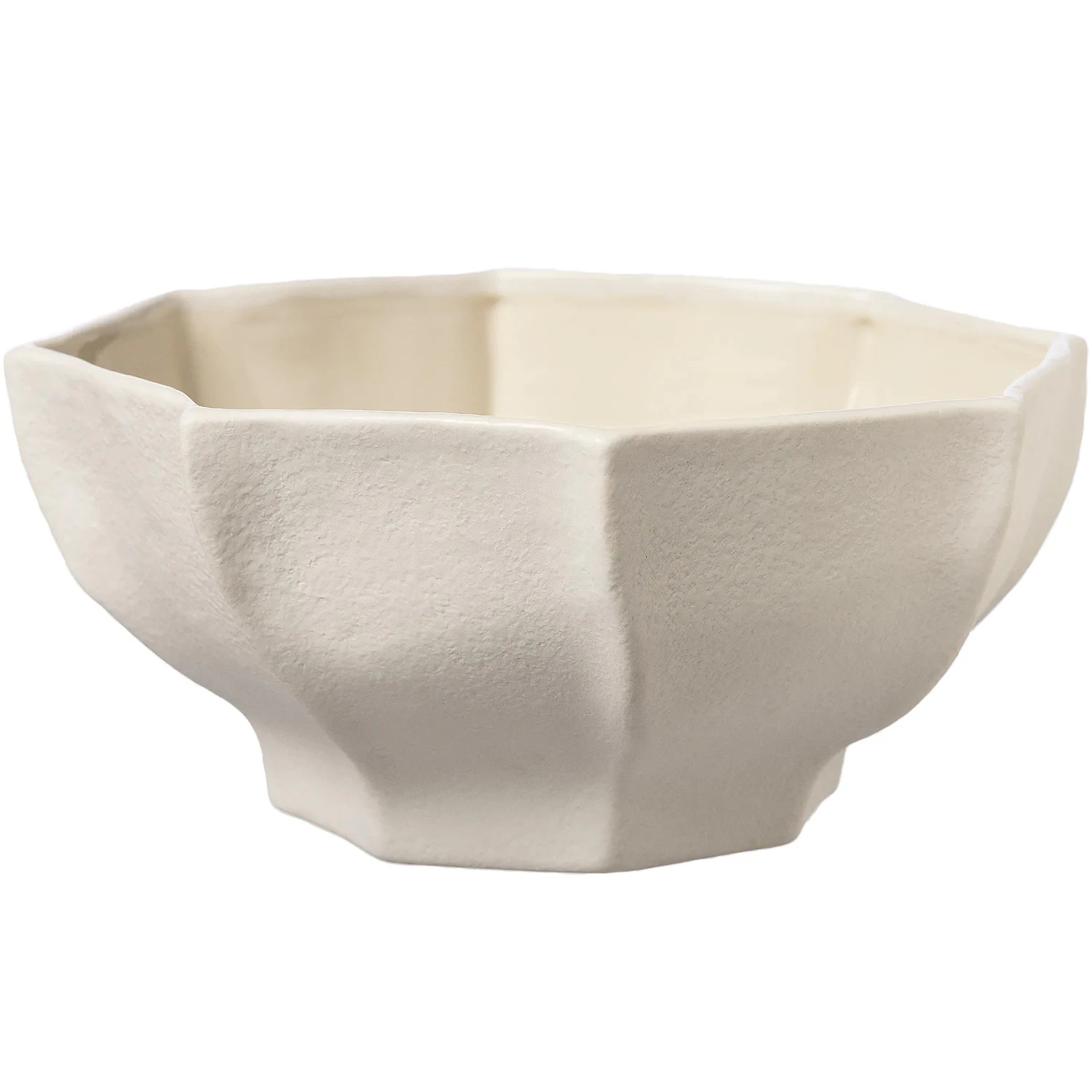 Ernst Sk&aring;l &Oslash;22,5 Cm - Serveringssk&aring;lar Stengods Off-White - 246027