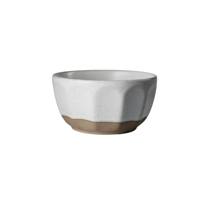 Skål 12 cm, Vit / Natur