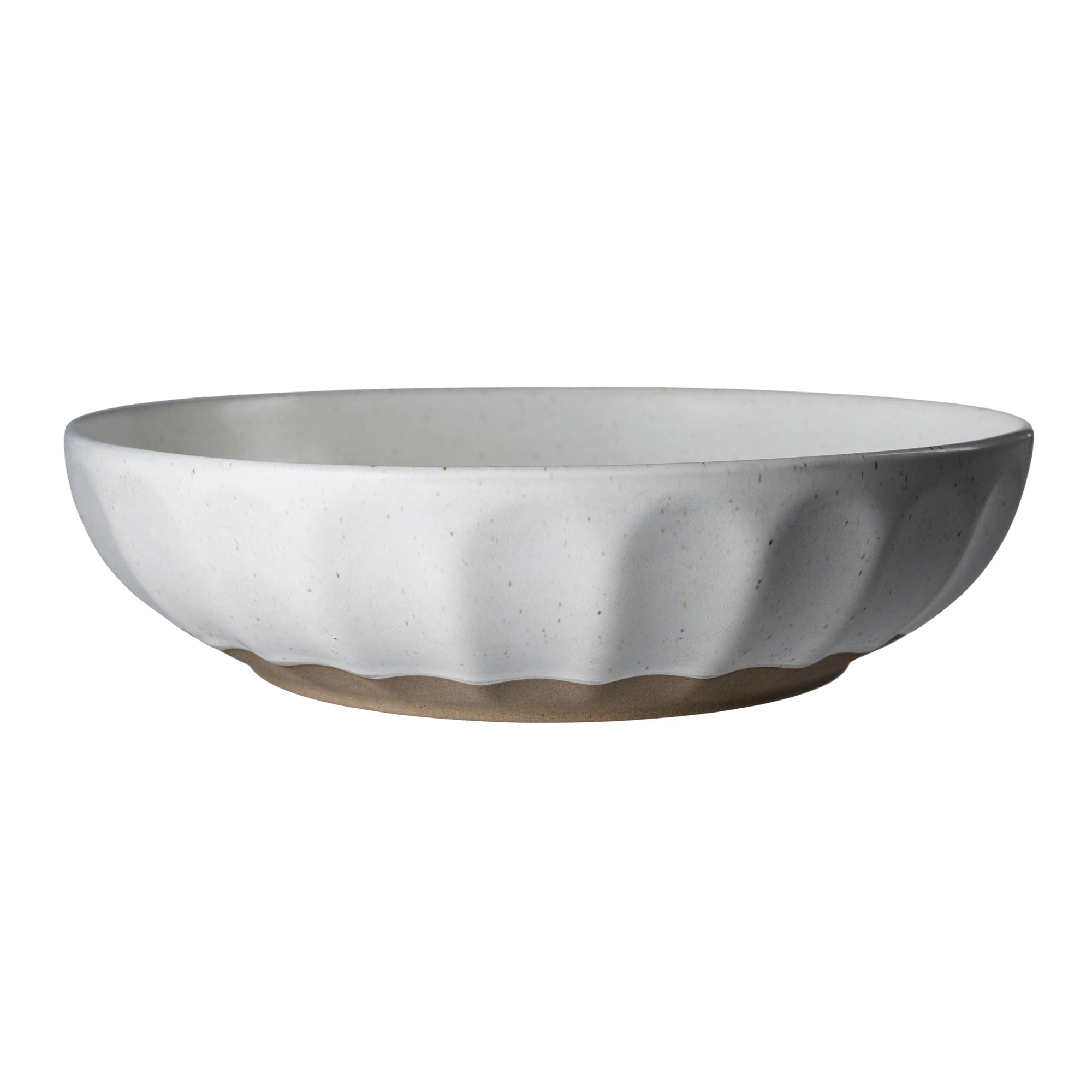 Ernst Sk&aring;l 24 Cm Vit / Natur - Serveringssk&aring;lar Stengods Vit - 247070