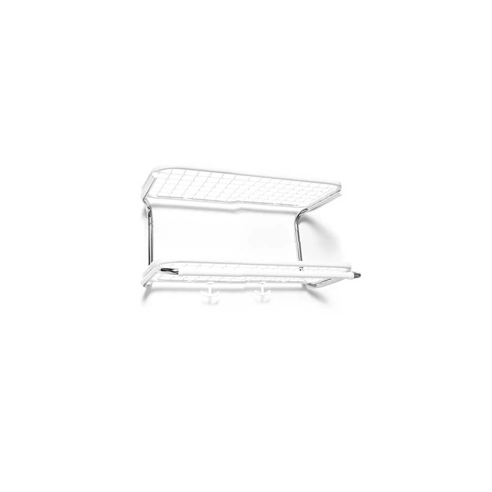 Essem Design Classic 650 Hatthylla 50 Cm Vit/krom - Hatthyllor St&aring;l Vit - 650-50V-K