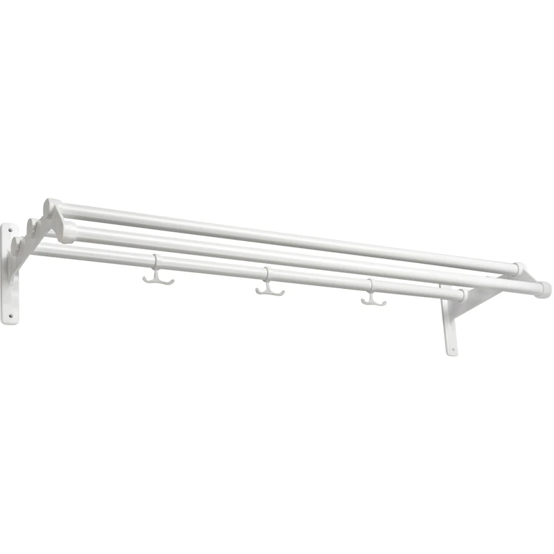 Nostalgi 291 Hatthylla 100 cm, Vit / Vit