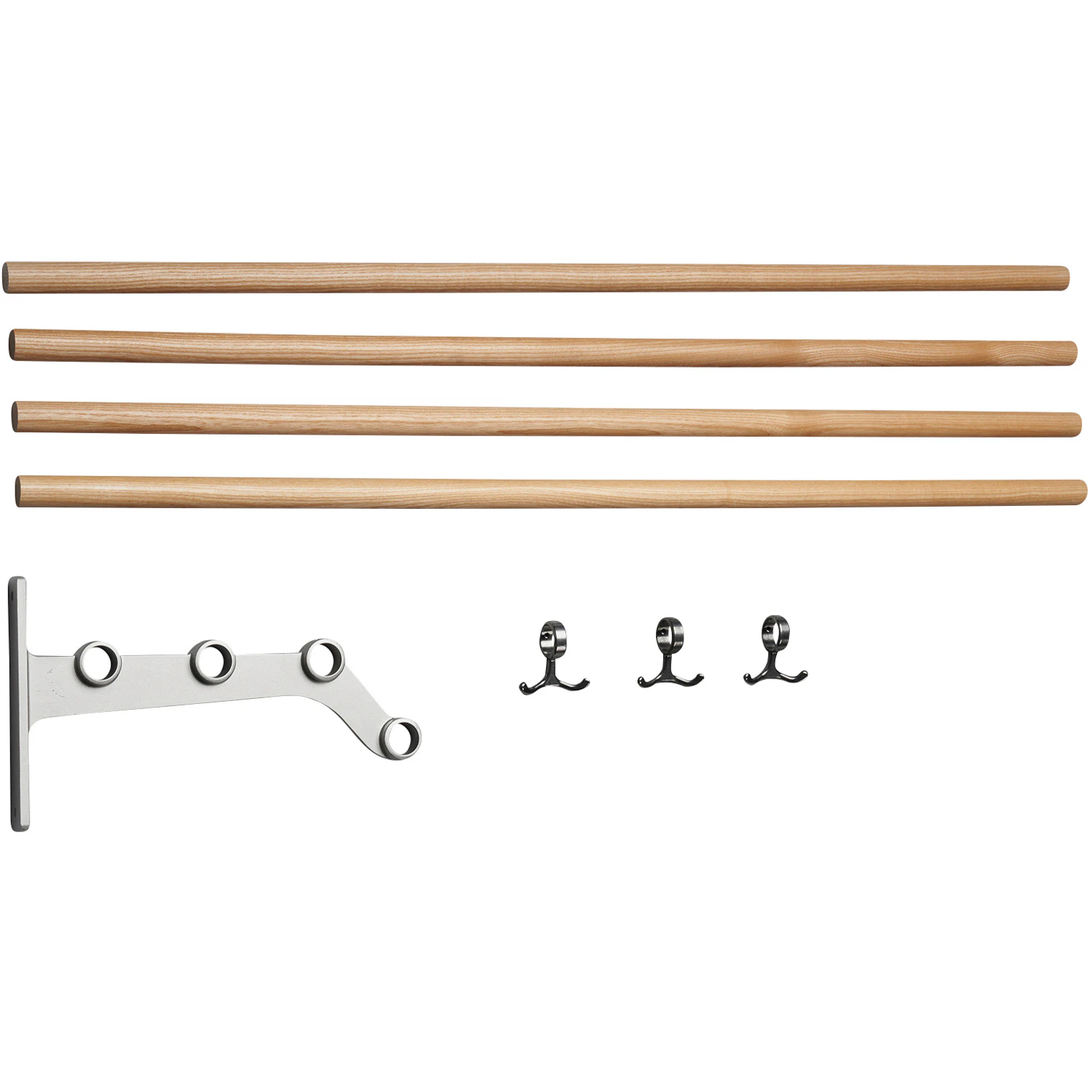 Essem Design Nostalgi 291 P&aring;byggnadsdel Till Hatthylla Aluminium / - Hatthyllor Ask - 090291