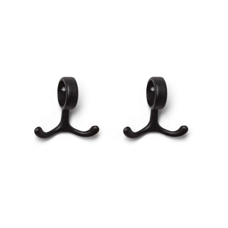 Nostalgi Ankarkrokar 2-pack, Svart
