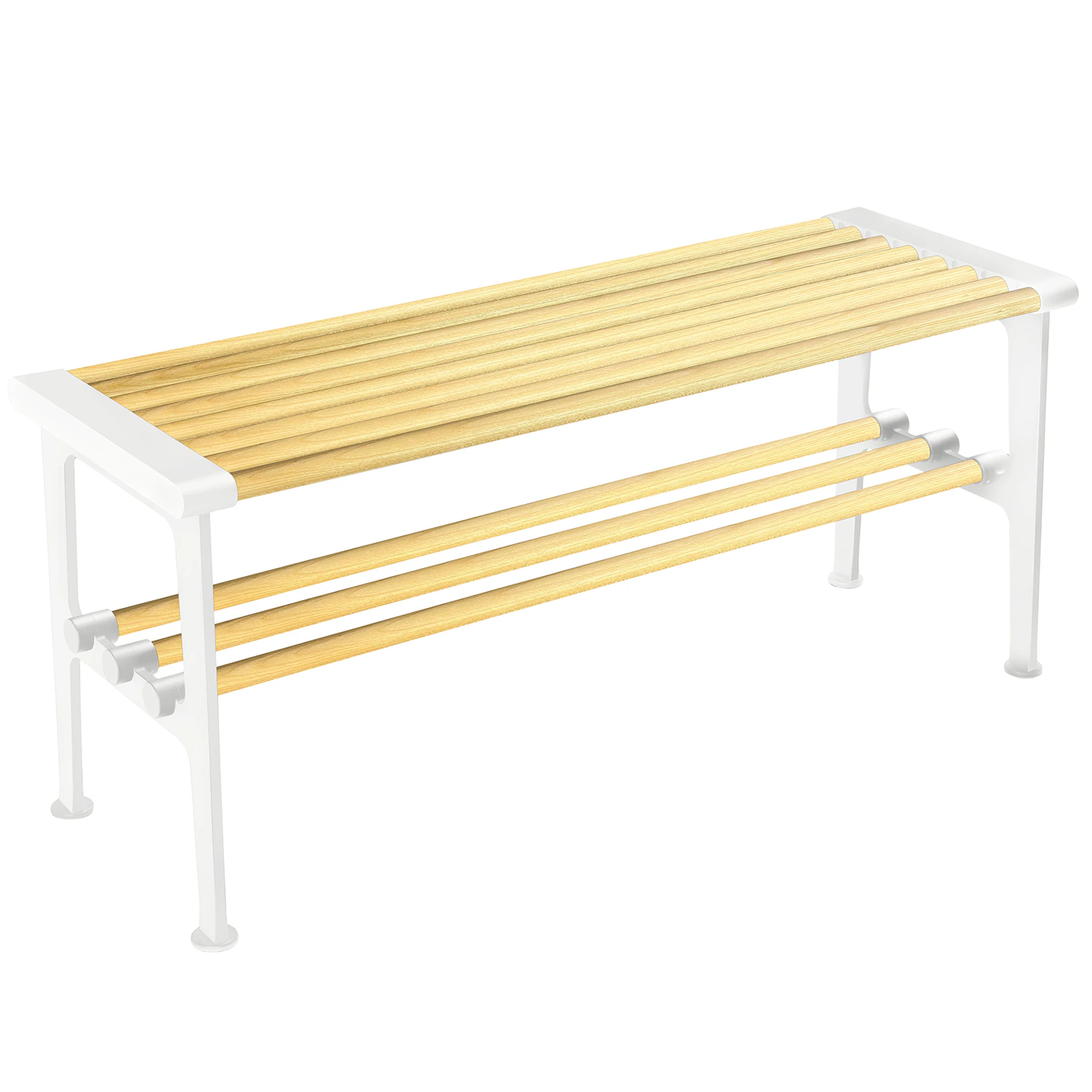 Essem Design Nostalgi B&auml;nk 100 Cm / Vit - B&auml;nkar Bj&ouml;rk Vit - 038601