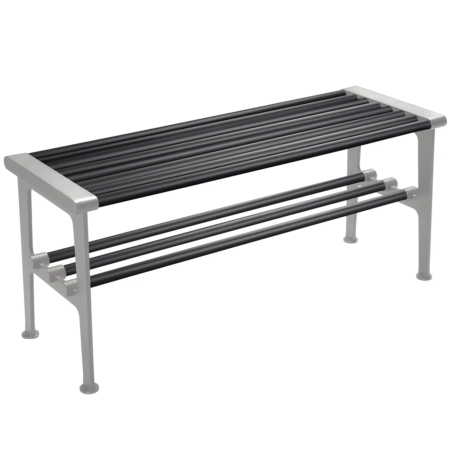 Essem Design Nostalgi B&auml;nk 100 Cm Svart / - B&auml;nkar Aluminium Svart - 009601