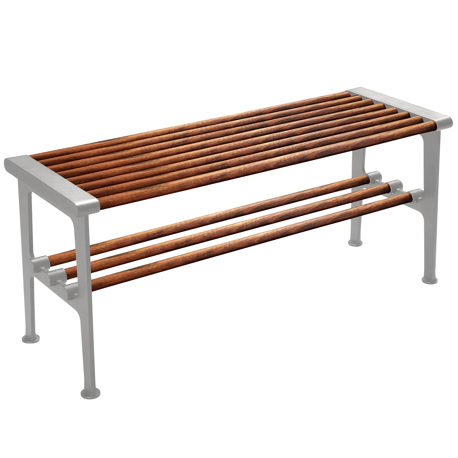 Essem Design Nostalgi B&auml;nk 100 Cm / Aluminium - B&auml;nkar Valn&ouml;t - 080601