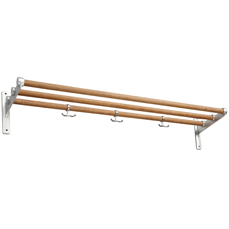 Nostalgi Hatthylla 100 cm, Aluminium / Bambu