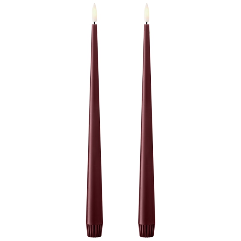 Led-Ljus 2-pack 30 cm, Deep Wine