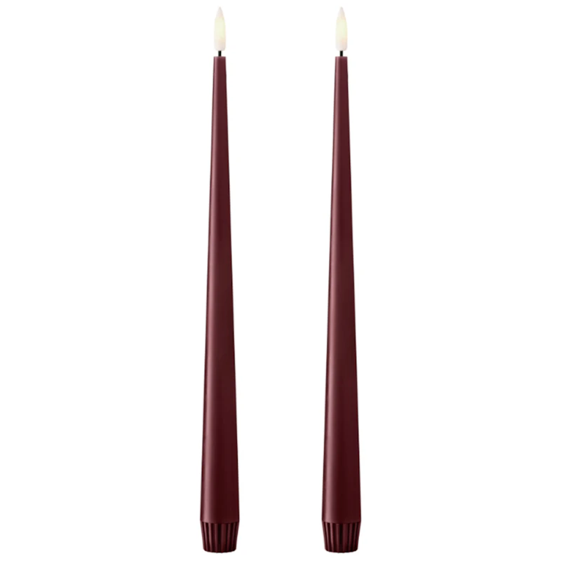 Led-Ljus 2-pack 30 cm, Deep Wine