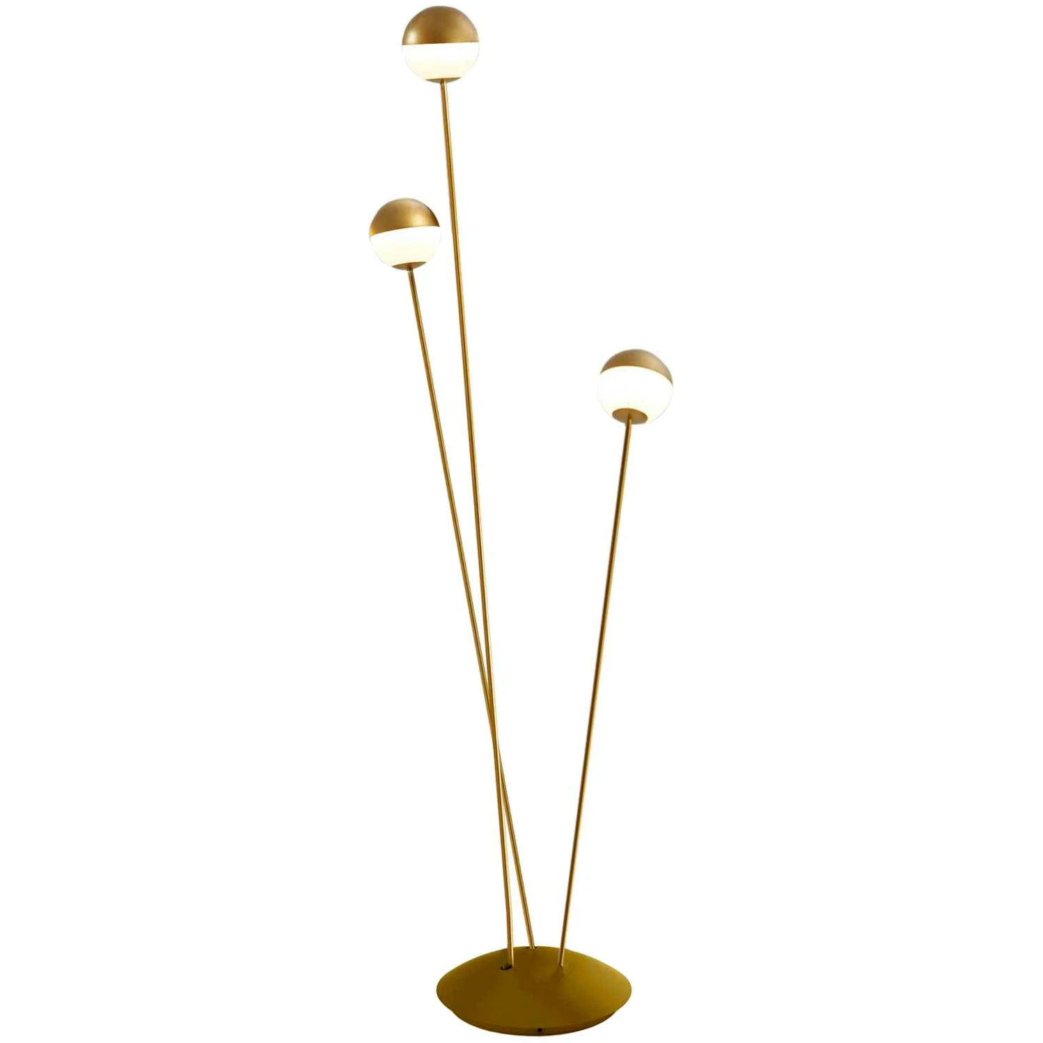 Estiluz Alfi P-3748 Golvlampa Matte Gold - Golvlampor Metall Mattguld - 037482070
