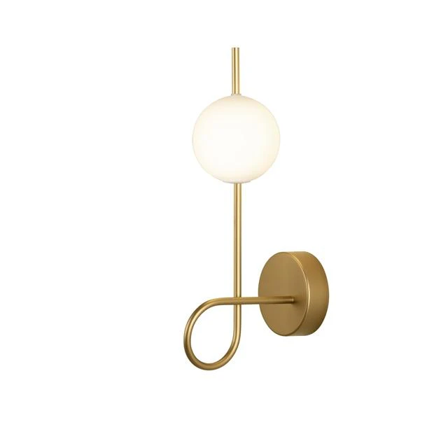 Estiluz Loop V&auml;gglampa Guld - V&auml;gglampor Glas Guld - LOO_4120_20W