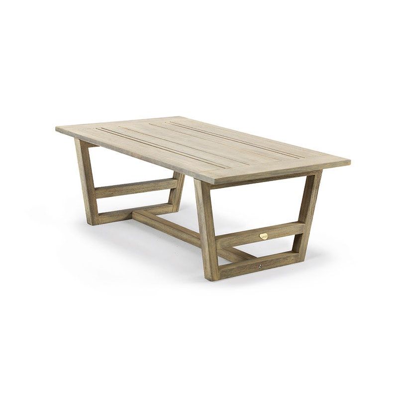 Costes Soffbord 120x80 cm, Pickled Teak