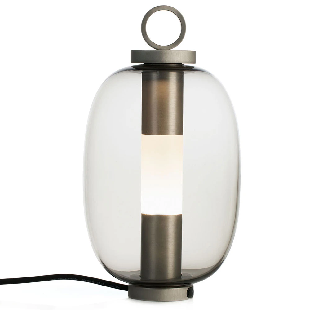 Ethimo Lucerna Lanterna Bordslampa / Antracitgr&aring; - Bordslampor utomhus Aluminium St&aring;l - LNLAV5CD52