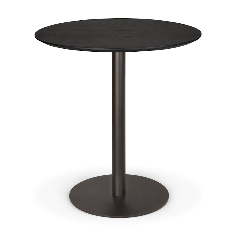 Blend Bord Ø70 cm, Mörk Brons / Svart Ek