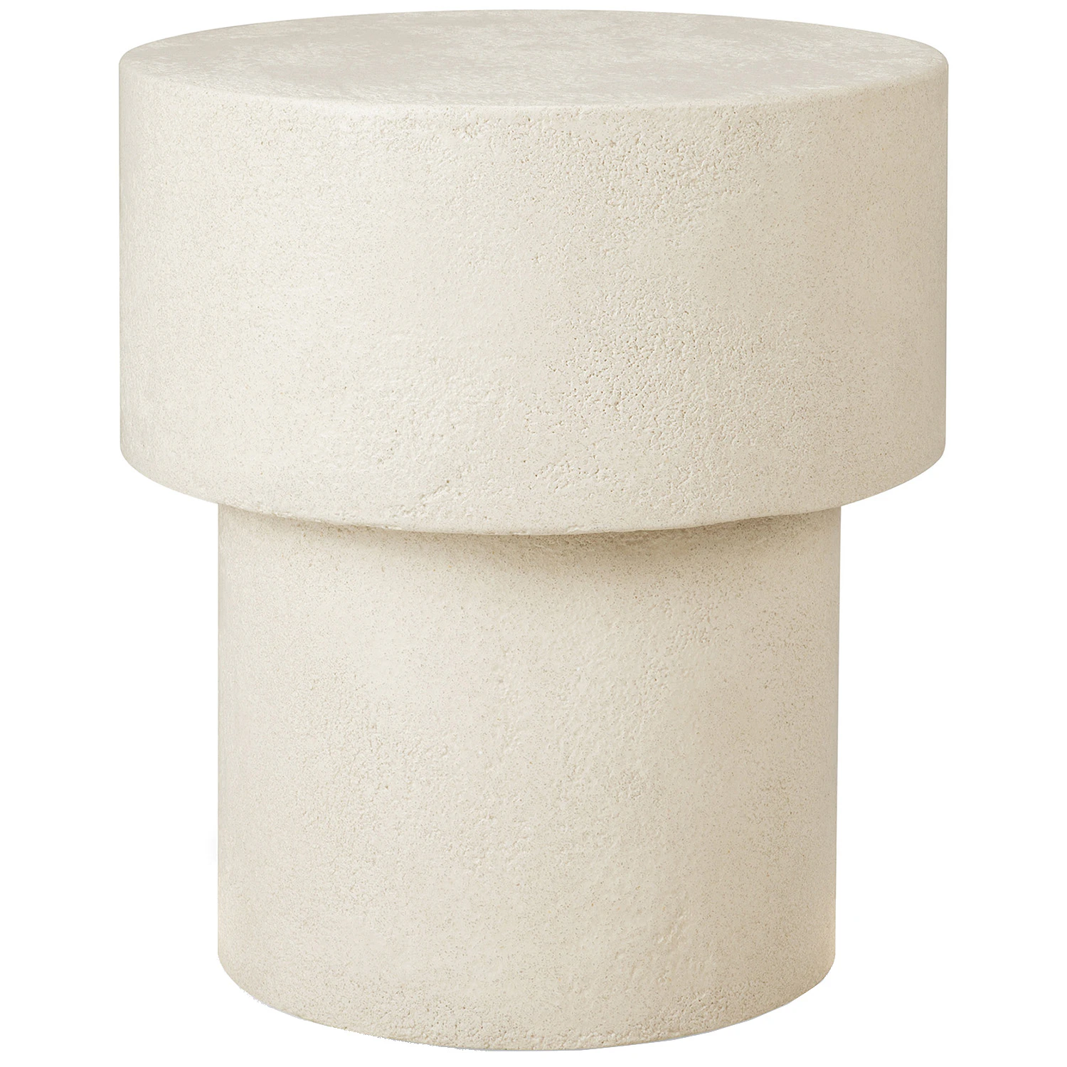 Ethnicraft Elements Sidobord Off-white - Sidobord & Avlastningsbord Mikrocement Off-White - 26410