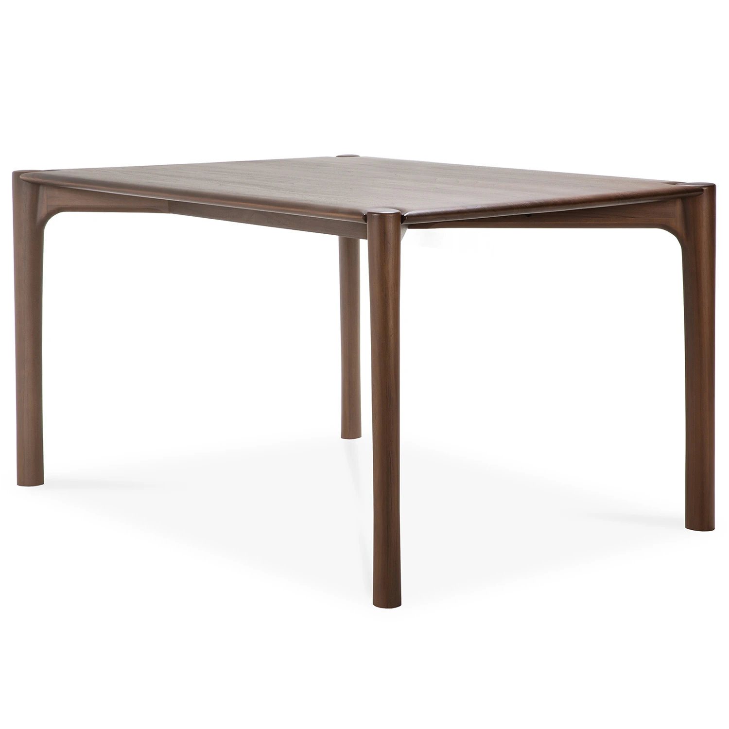 Ethnicraft Pi Matbord M&ouml;rkbetsad 80x140 Cm - Matbord & Barbord Teak Brun - 11555