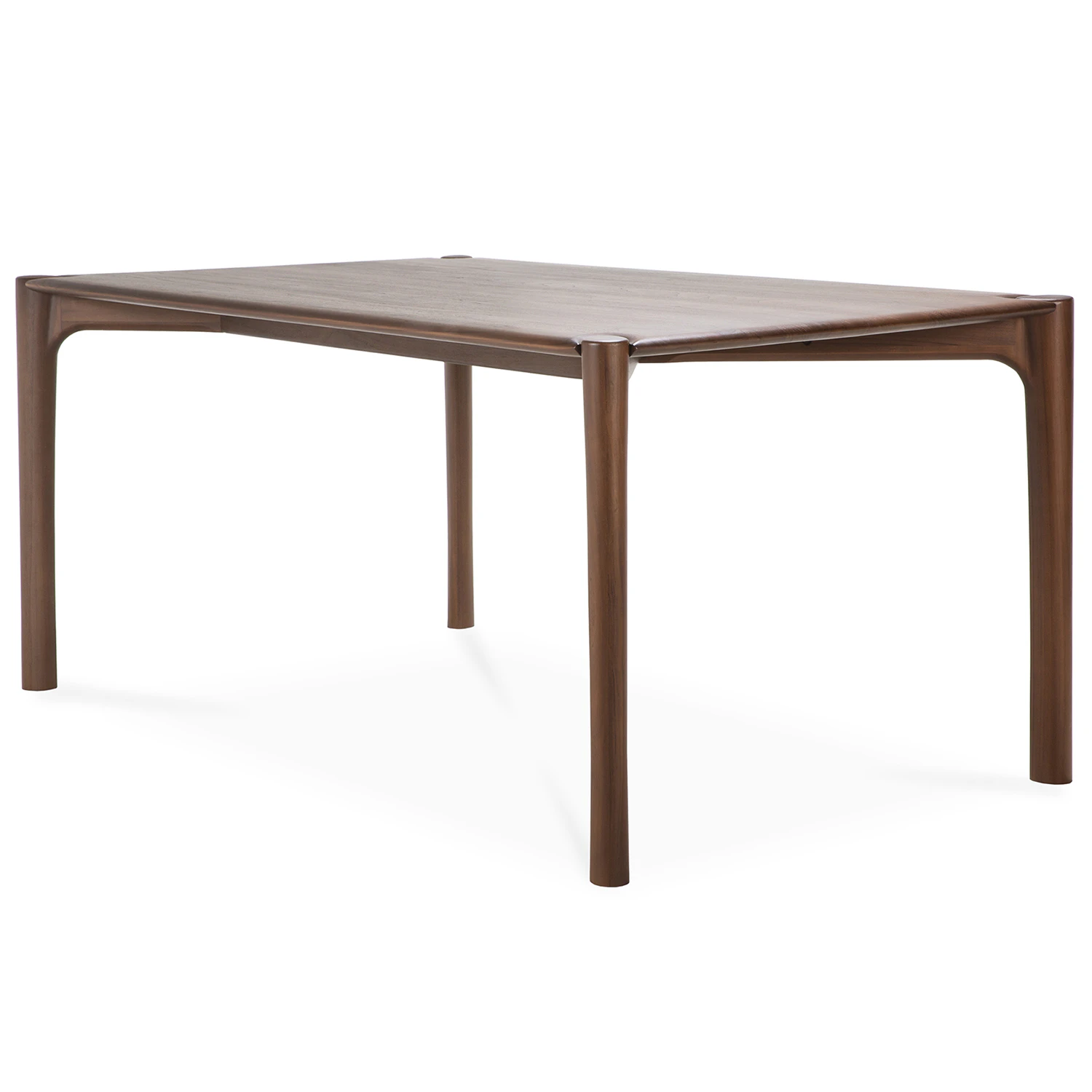 Ethnicraft Pi Matbord M&ouml;rkbetsad 95x200 Cm - Matbord & Barbord Teak Brun - 11558