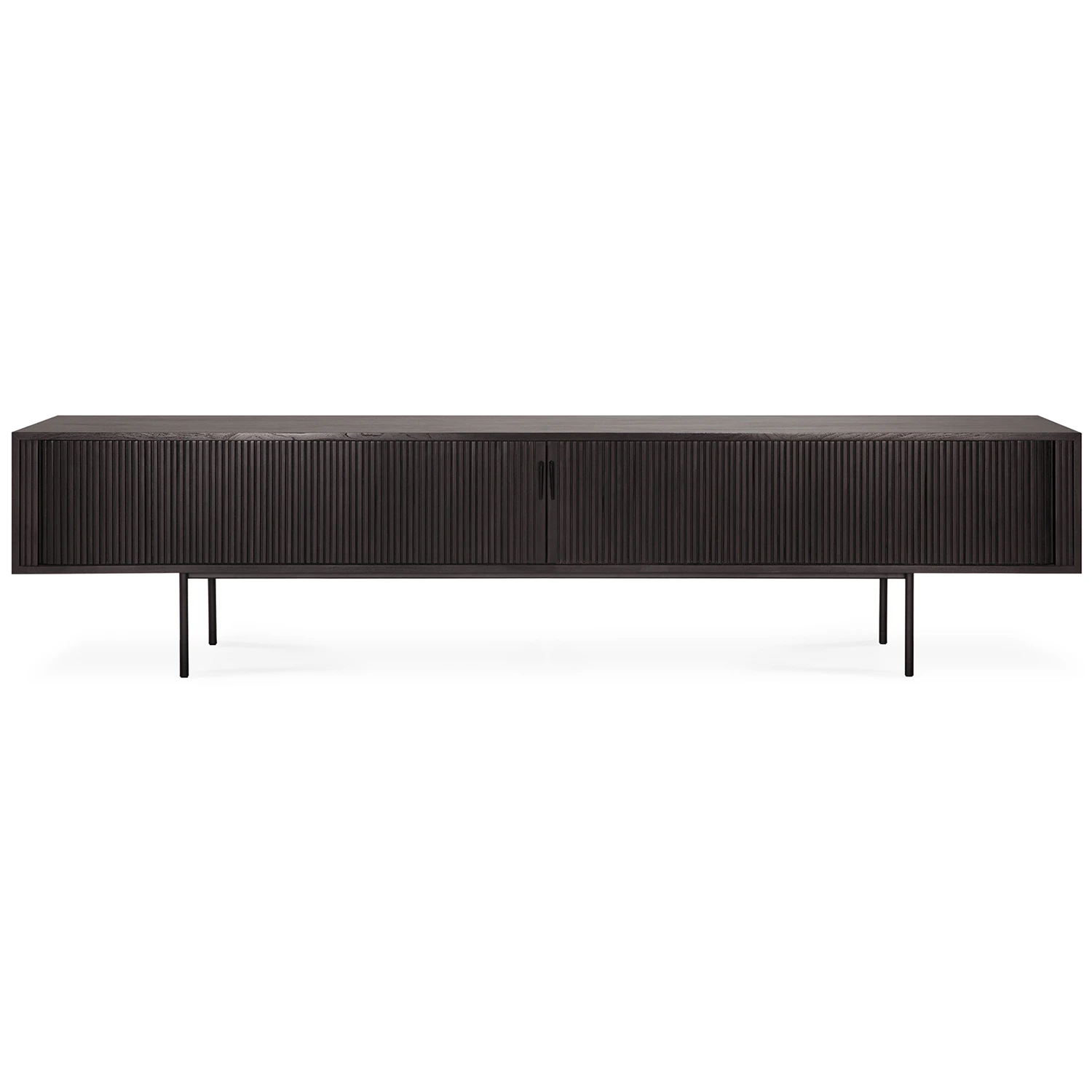 Ethnicraft Roller Max Sk&auml;nk M&ouml;rkbetsad 242 Cm - Sk&auml;nkar & sideboards Teak M&ouml;rkbrun - 10055